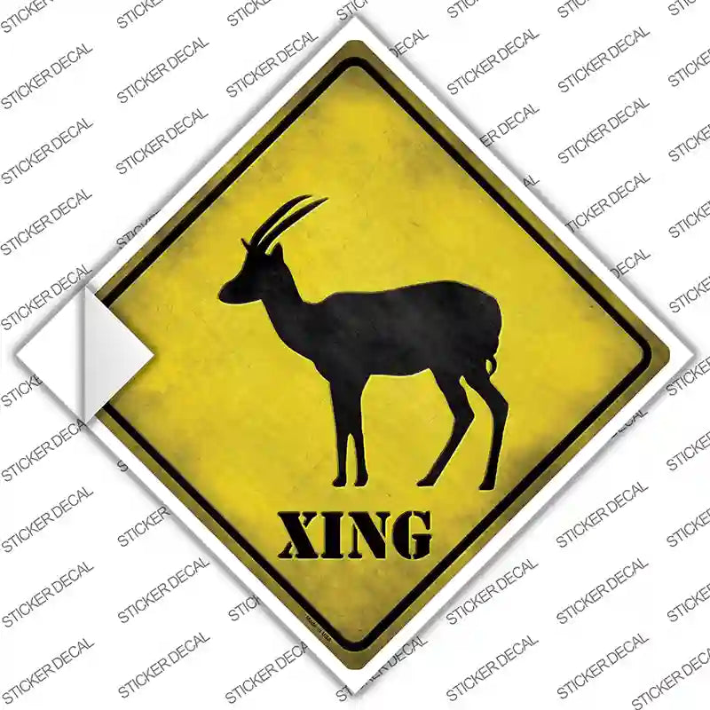 Antelope Xing Novelty Diamond Sticker Decal