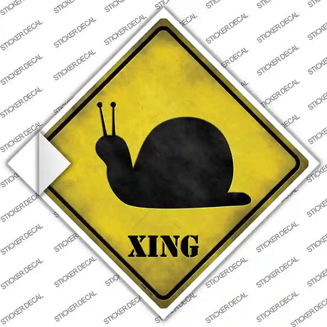 Snail Xing Novelty Diamond Sticker Decal