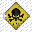 Skull Xing Novelty Diamond Sticker Decal