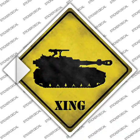 Tank Xing Novelty Diamond Sticker Decal