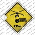 Space Station Xing Novelty Diamond Sticker Decal