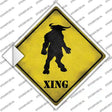 Minotaur Xing Novelty Diamond Sticker Decal