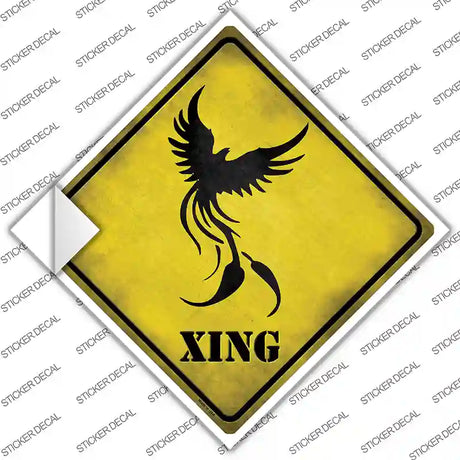 Phoenix Xing Novelty Diamond Sticker Decal