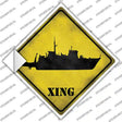 Destroyer Xing Novelty Diamond Sticker Decal