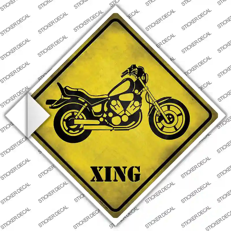 Classic American Chopper Xing Novelty Diamond Sticker Decal