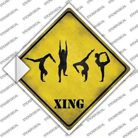 Yoga Group Xing Novelty Diamond Sticker Decal