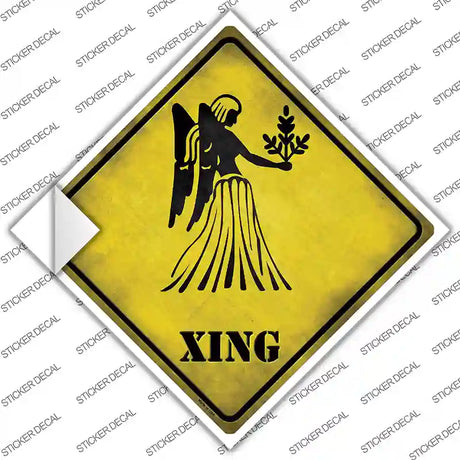 Virgo Zodiac Animal Xing Novelty Diamond Sticker Decal
