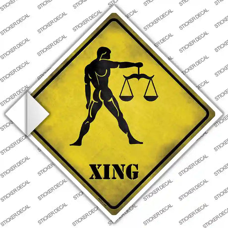 Libra Zodiac Animal Xing Novelty Diamond Sticker Decal