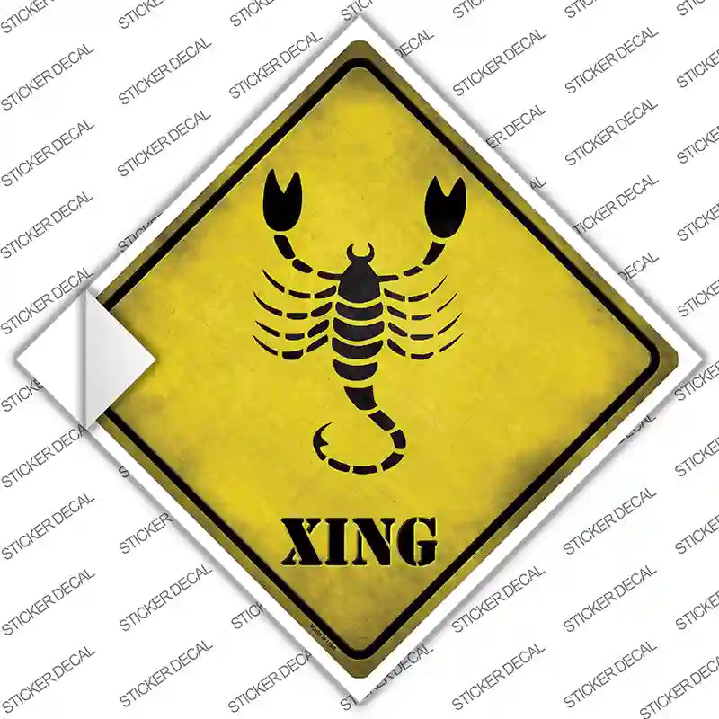 Scorpio Zodiac Animal Xing Novelty Diamond Sticker Decal