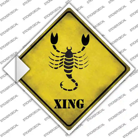 Scorpio Zodiac Animal Xing Novelty Diamond Sticker Decal