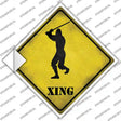 Ninja Sword Xing Novelty Diamond Sticker Decal