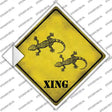 Gecko Xing Novelty Diamond Sticker Decal