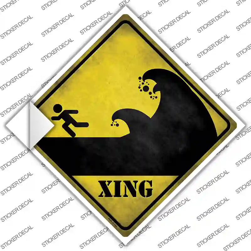 Tsunami Xing Novelty Diamond Sticker Decal