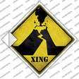 Volcano Xing Novelty Diamond Sticker Decal