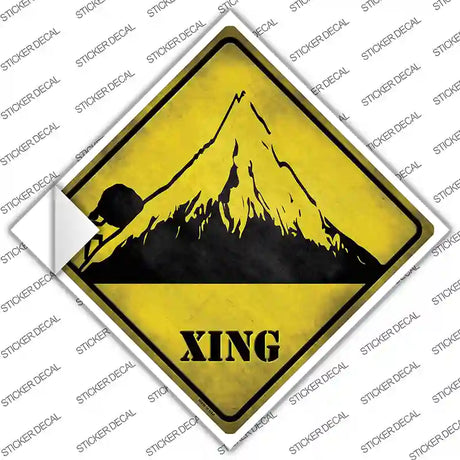 Struggle Xing Novelty Diamond Sticker Decal
