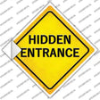 Hidden Entrance Novelty Diamond Sticker Decal