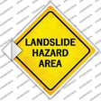Landslide Diamond Area Novelty Diamond Sticker Decal