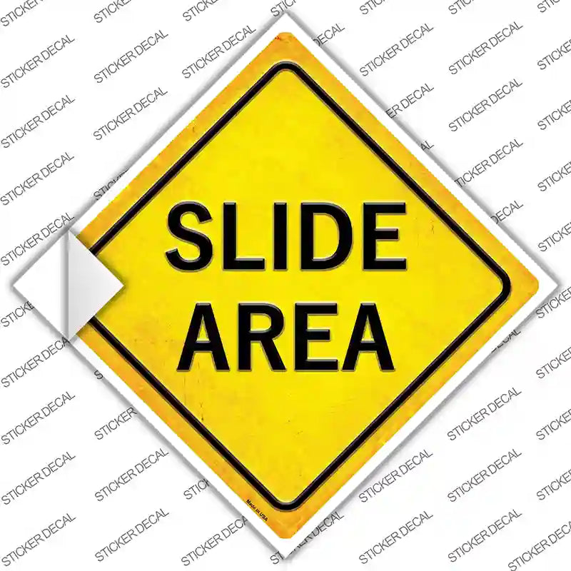 Slide Area Novelty Diamond Sticker Decal