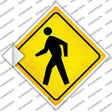 Crosswalk Novelty Diamond Sticker Decal