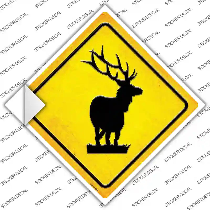 Elk Novelty Diamond Sticker Decal
