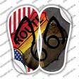 USA|Route 66 Shield Novelty Flip Flops Sticker Decal Small
