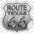 Route 66 Diamond Texas Novelty Highway Shield Sticker Decal