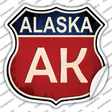 Alaska Novelty Highway Shield Sticker Decal