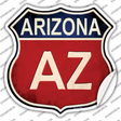 Arizona Novelty Highway Shield Sticker Decal