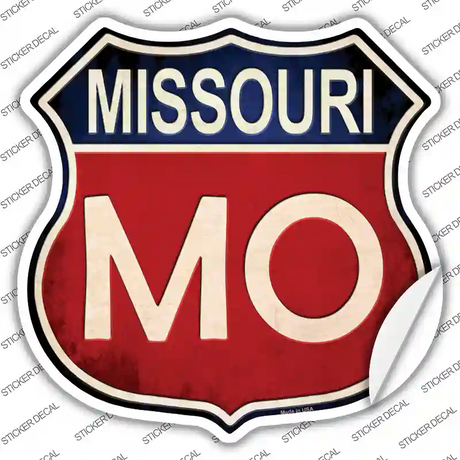 Missouri Novelty Highway Shield Sticker Decal
