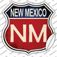 New Mexico Novelty Highway Shield Sticker Decal