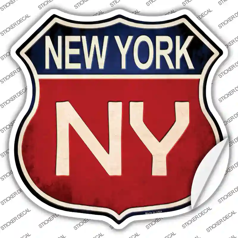 New York Novelty Highway Shield Sticker Decal