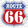 Route 66 Stars Novelty Highway Shield Sticker Decal