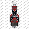 Redneck Novelty Spark Plug Sticker Decal