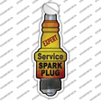 Expert Service Novelty Spark Plug Sticker Decal