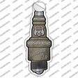 Route 66 Novelty Spark Plug Sticker Decal