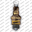 Not Your Tools Novelty Spark Plug Sticker Decal
