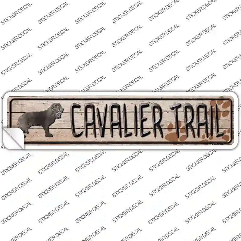 Cavalier Trail Novelty Narrow Sticker Decal