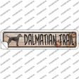 Dalmatian Trail Novelty Narrow Sticker Decal