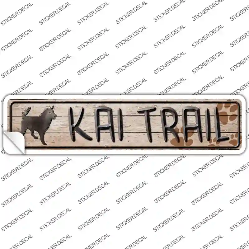 Kai Trail Novelty Narrow Sticker Decal
