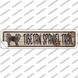 Tibetan Spaniel Trail Novelty Narrow Sticker Decal