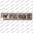 Appenzell Mountain Dog Trail Novelty Narrow Sticker Decal