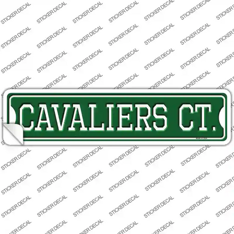 Cavaliers Ct Novelty Narrow Sticker Decal