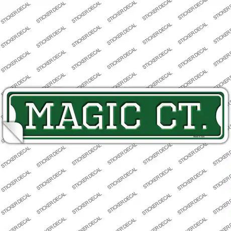 Magic Ct Novelty Narrow Sticker Decal