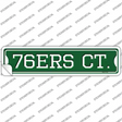 76ers Ct Novelty Narrow Sticker Decal