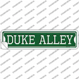 Duke Alley Novelty Narrow Sticker Decal