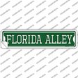 Florida Alley Novelty Narrow Sticker Decal