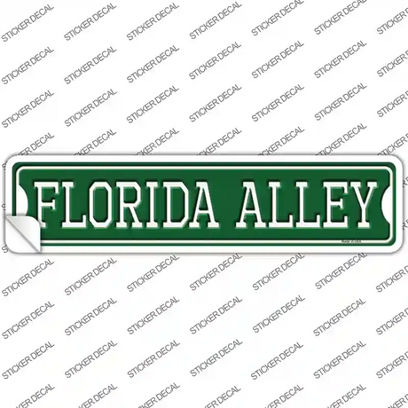 Florida Alley Novelty Narrow Sticker Decal