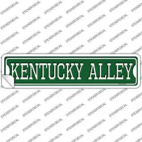 Kentucky Alley Novelty Narrow Sticker Decal