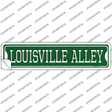 Louisville Alley Novelty Narrow Sticker Decal