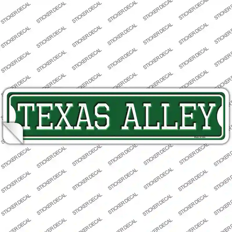 Texas Alley Novelty Narrow Sticker Decal